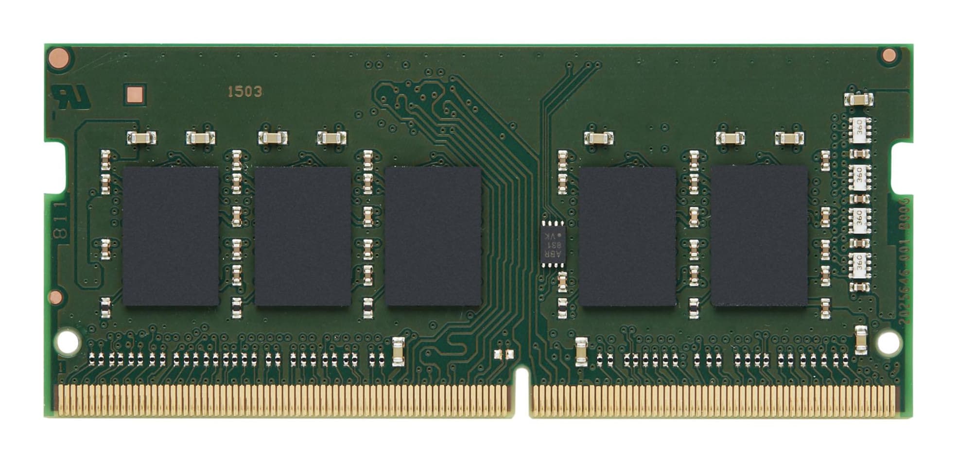 KINGSTON KINGSTON 16GB DDR4-3200MHz ECC SODIMM Single Rank 5396560