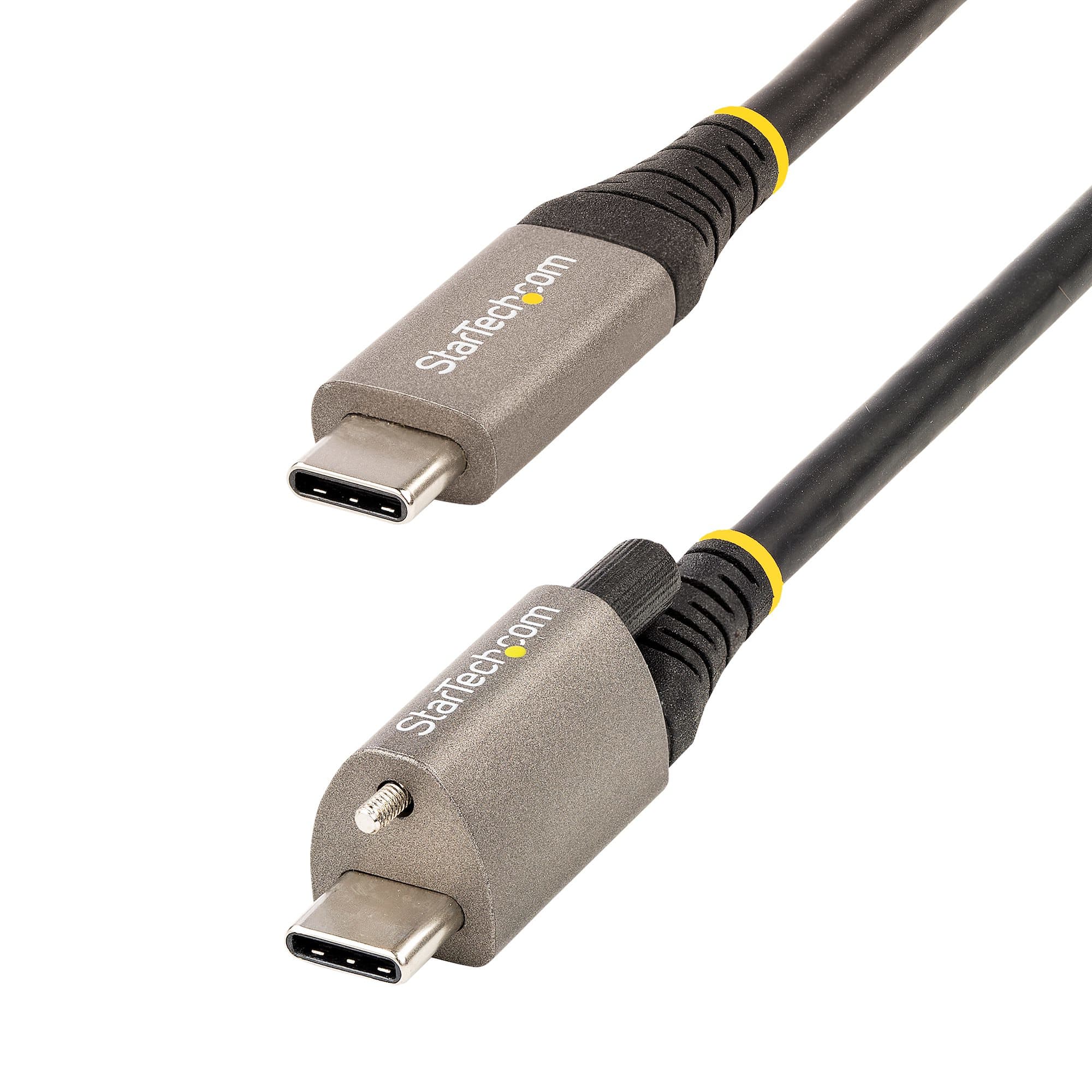 StarTech.com StarTech.com 50cm Top Screw Locking USB C Cable 5464474