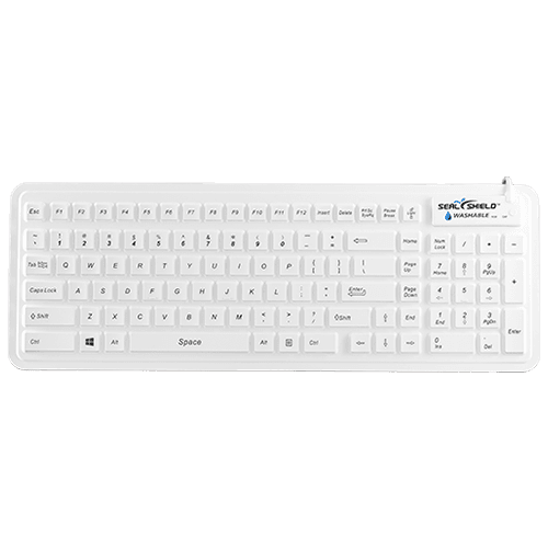 SEAL SHIELD SEAL SHIELD SealGlow/WP/Silicone/BL/White/B/QWERTY 5571049