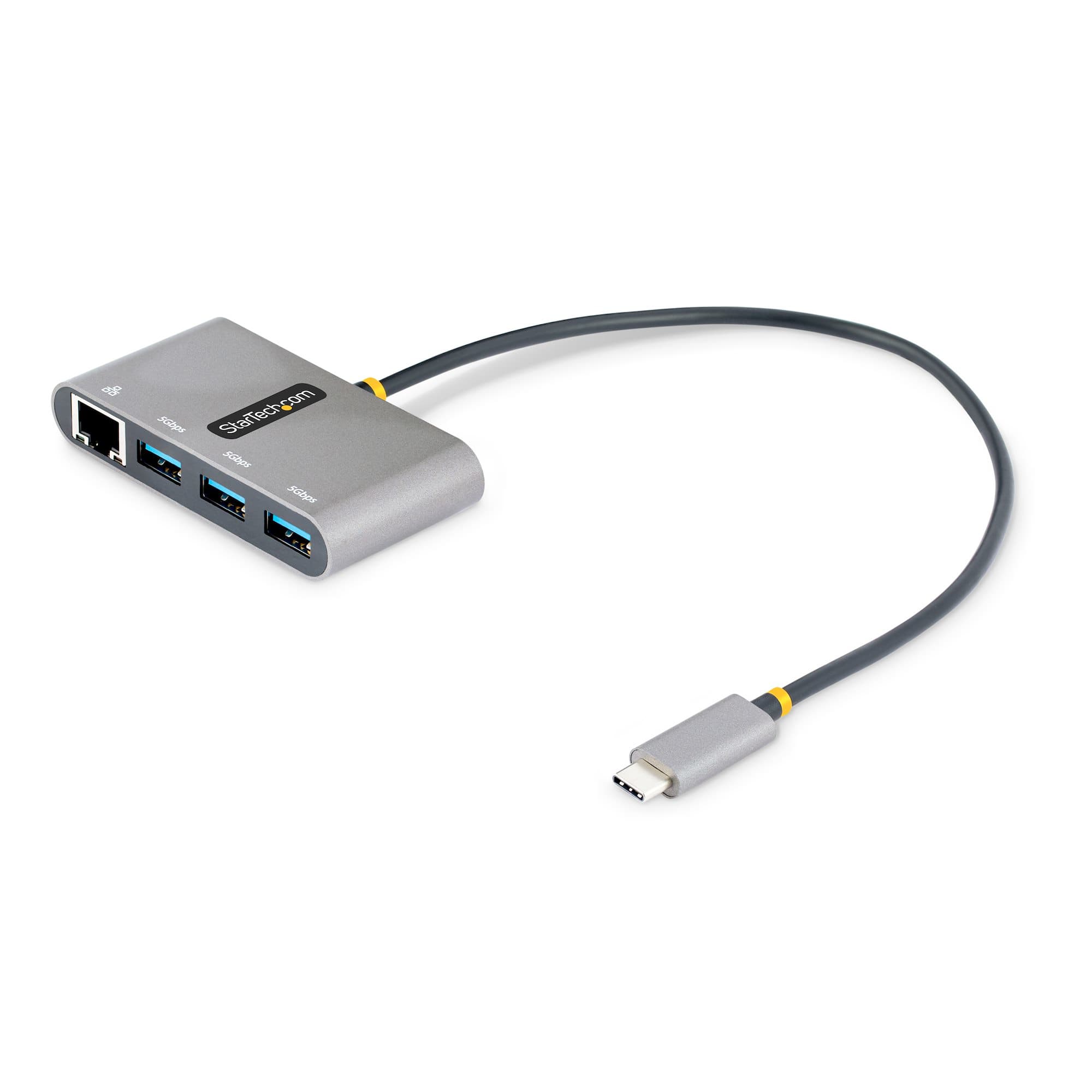 StarTech.com StarTech.com 3-Port USB-C Hub with Ethernet Portable 5627650