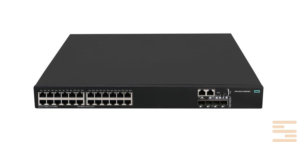 ARUBA ARUBA HPE 5520 24G PoE+ 4SFP+ HI Swch 5706696