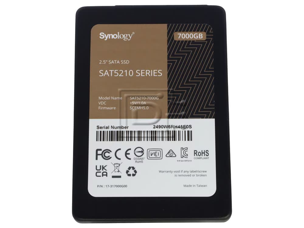 SYNOLOGY SYNOLOGY 7TB 2.5IN Enterprise-Grade SATA SSD 5720841