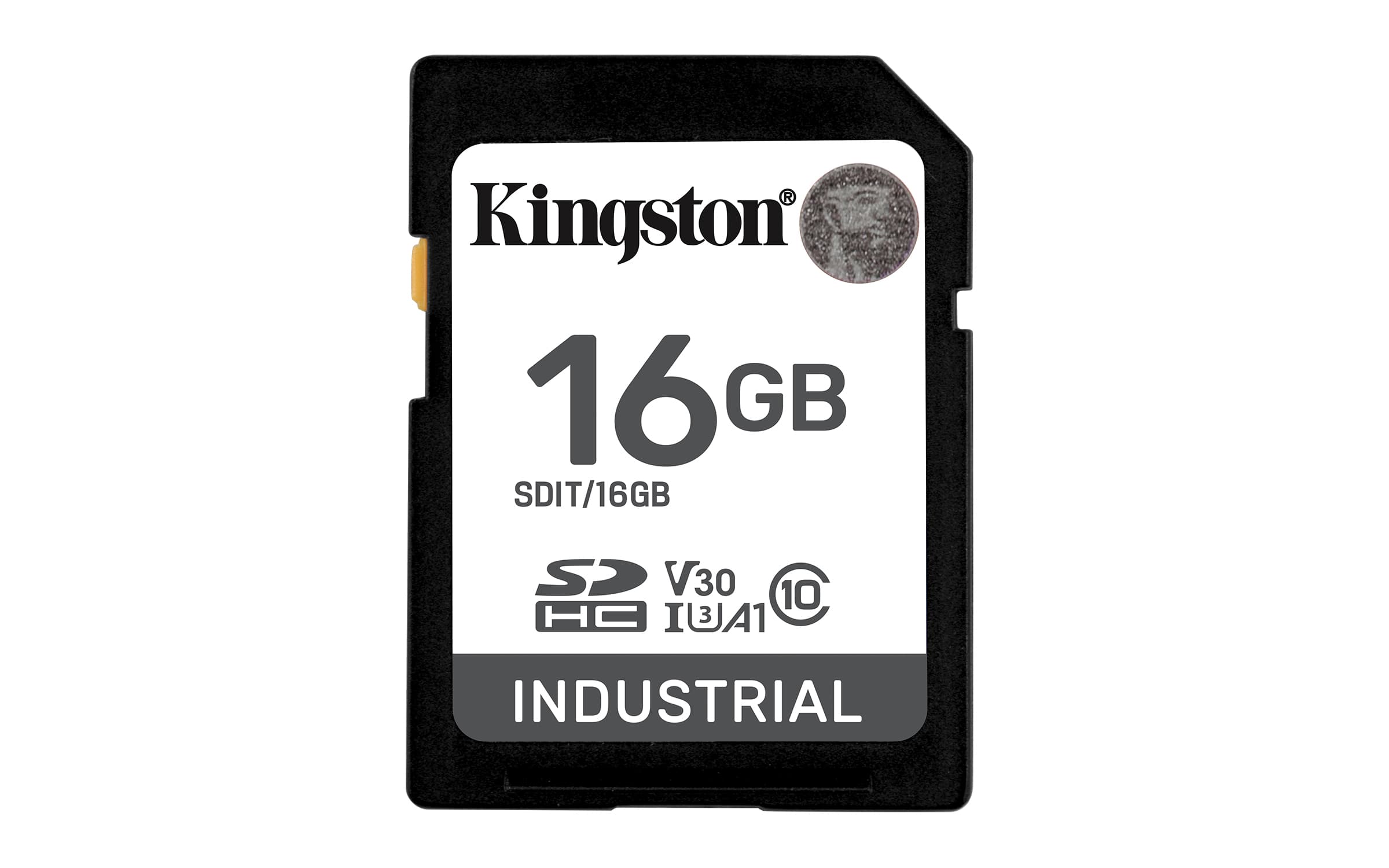 KINGSTON KINGSTON 16GB SDHC Industrial C10 -40C to 85C U3 5862486