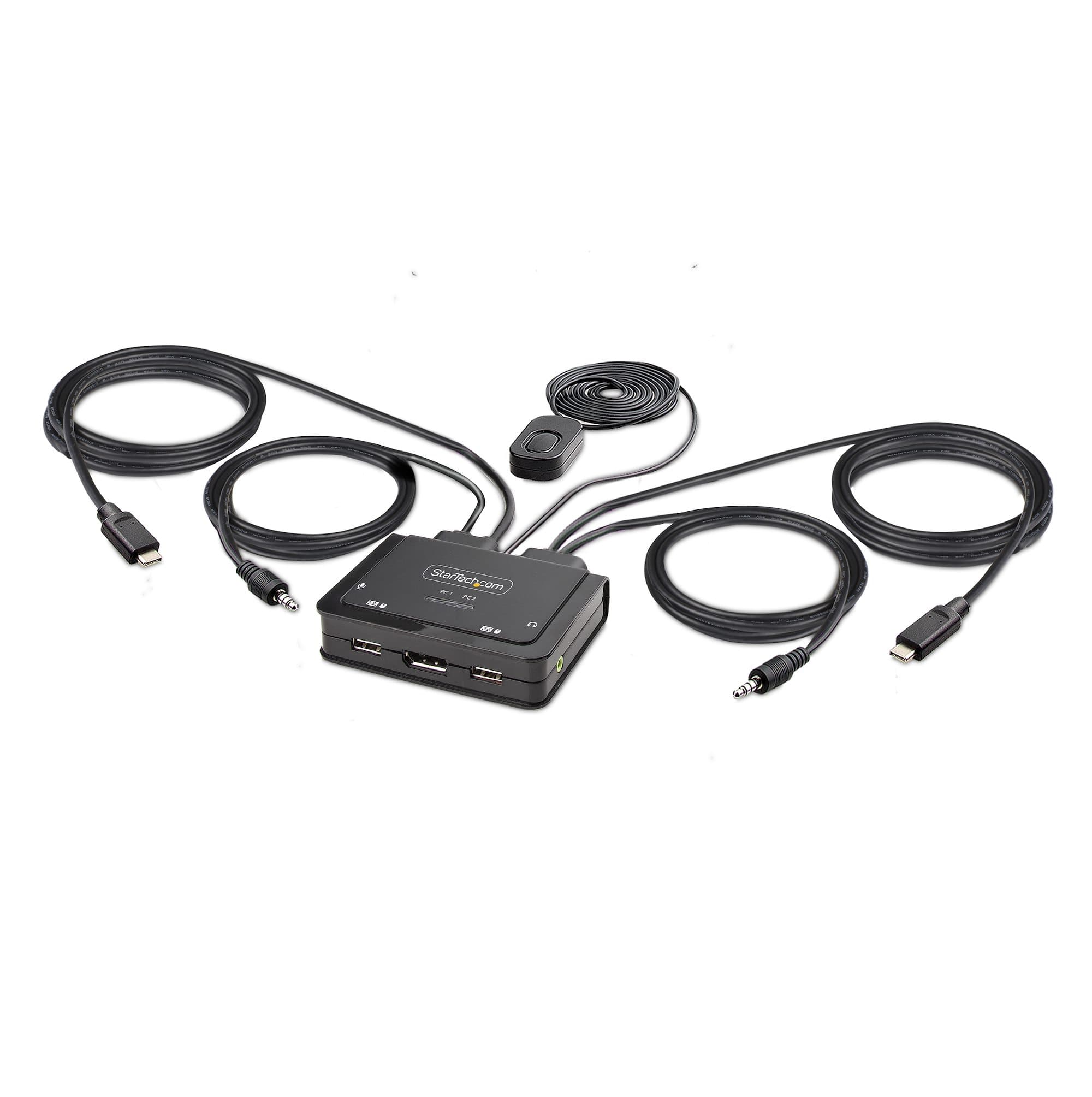 StarTech.com StarTech.com 2-PORT USB-C CABLE KVM SWITCH 4K 60HZ 5863126
