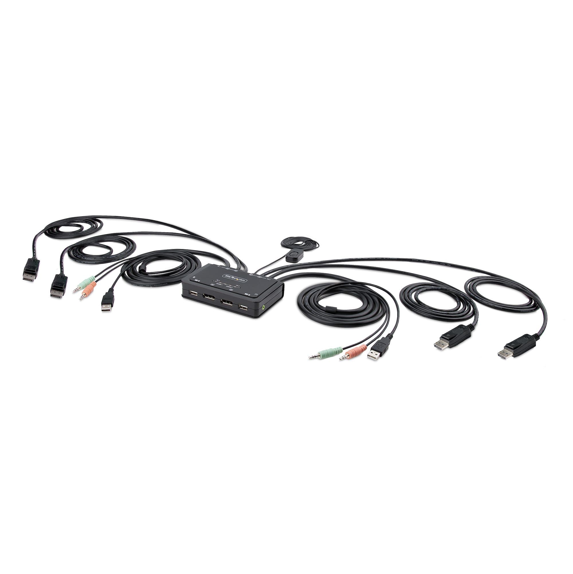 StarTech.com StarTech.com 2-Port Dual-Monitor Cable KVM Switch 5863128