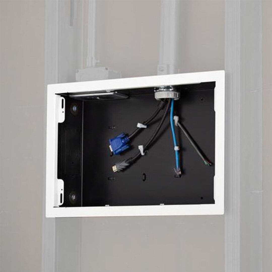 AV Supply Group AV Supply Group WALL ENC 16X9 MTI-D PRE/PST INST-WHITE 5890082