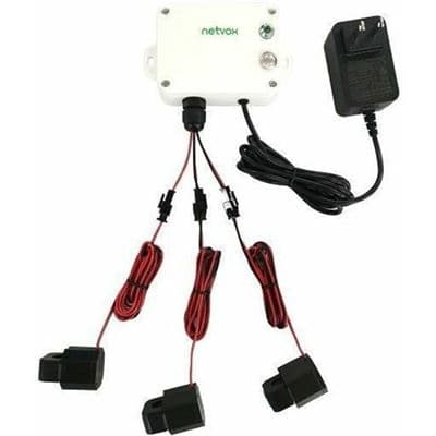 Netvox Netvox 3-PHASE CURRENT METER WITH 3 X75A CLAMP 5896987