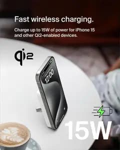 BELKIN BELKIN BOOSTCHARGE 5K 15W QI2 POWER BANK WHITE 6142263