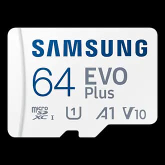 SAMSUNG SAMSUNG Micro SD Card 64GB EVO PLUS/w Adapter 6196601