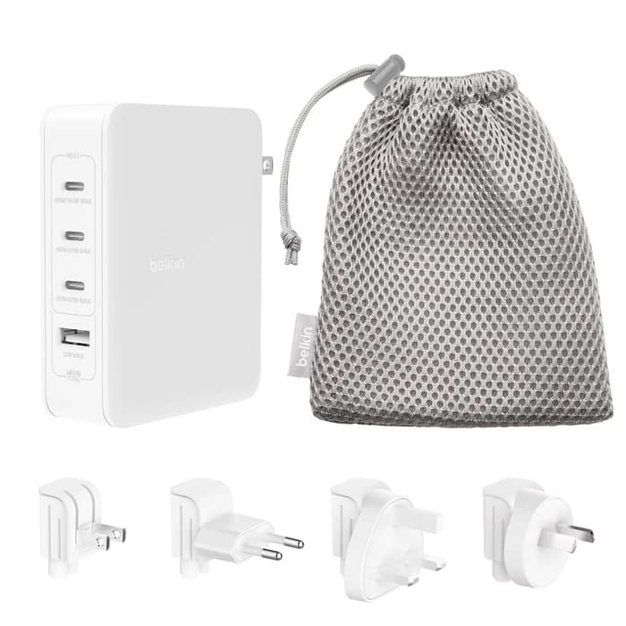 BELKIN BELKIN BoostCharge 140W Travel 4-Port GaN Wall 6246215