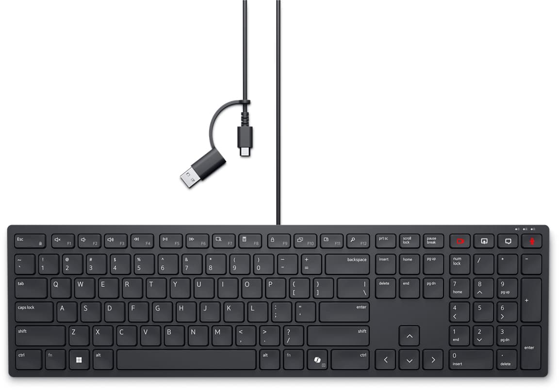DELL DELL COLLAB KEYBOARD KB525C USB A/C 6312361