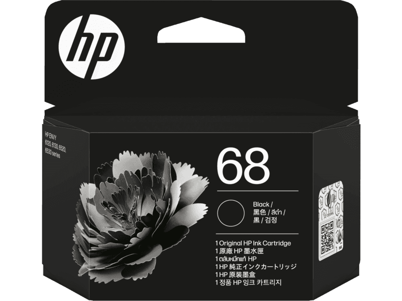 HP HP 68 BLACK ORIGINAL INK CARTRIDGE 6324973