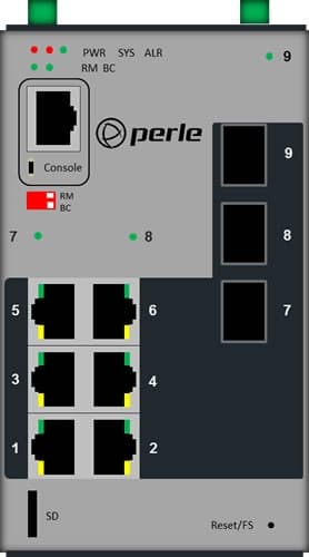 PERLE PERLE IDS-509-3SFPXT Ethernet Switch 6493912