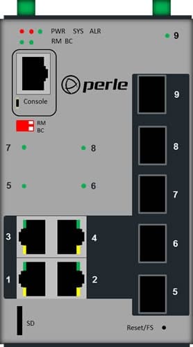 PERLE PERLE IDS-509-5SFPXT Ethernet Switch 6494035