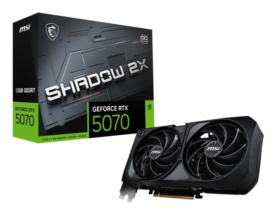 MSI MSI GeForce RTX 5070 12G SHADOW 2X OC 6514825