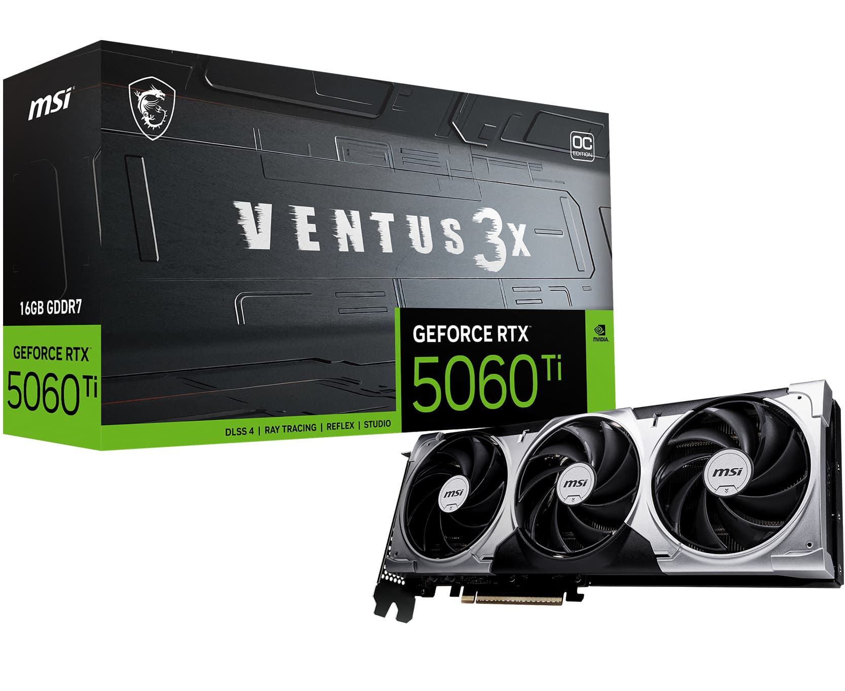 MSI MSI GeForce RTX 5060 Ti 16G VENTUS 3X OC 6528079