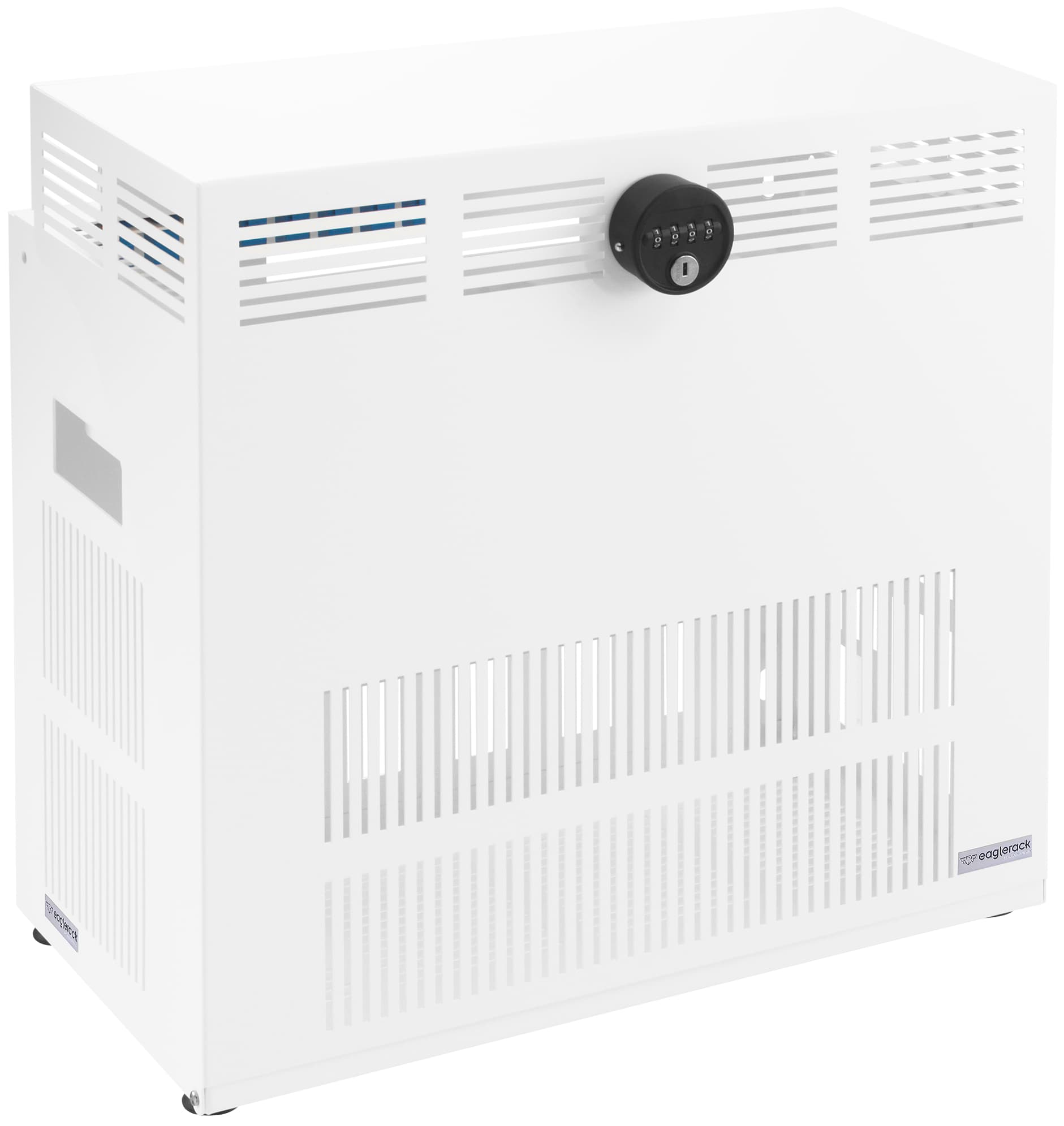 RACKMOUNT.IT RACKMOUNT.IT EAGLERACK CLOSED WITH LOCK - 4U - WHITE 6584388