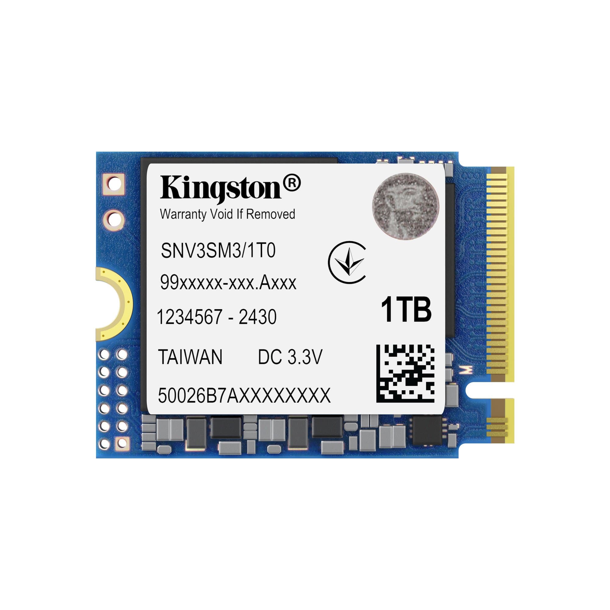KINGSTON KINGSTON 1000G NV3 M.2 2230 PCIe 4.0 NVMe SSD 6628361