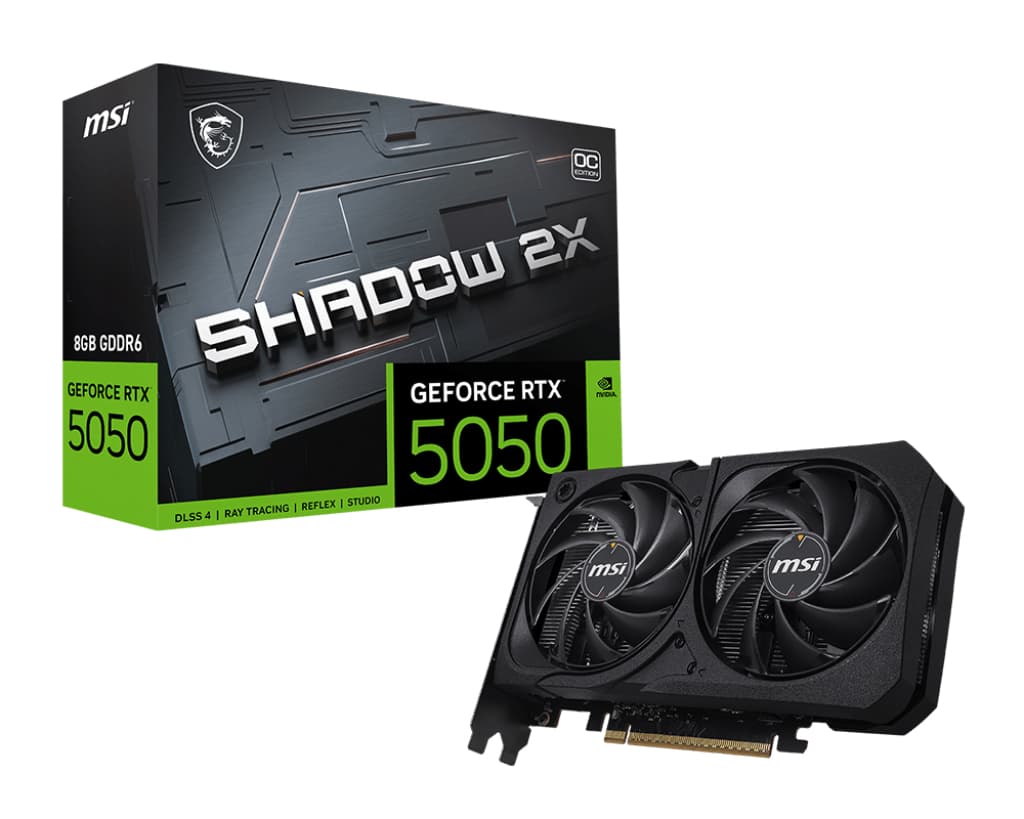 MSI MSI GeForce RTX 5050 8G SHADOW 2X OC 6631051