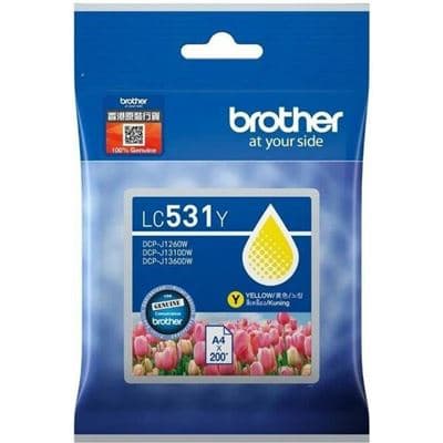 BROTHER BROTHER LC531Y Yellow Ink 6645672