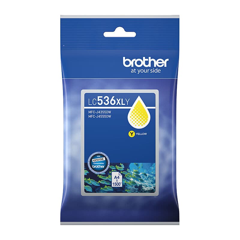 BROTHER BROTHER LC536XLY Yellow Ink 6645675