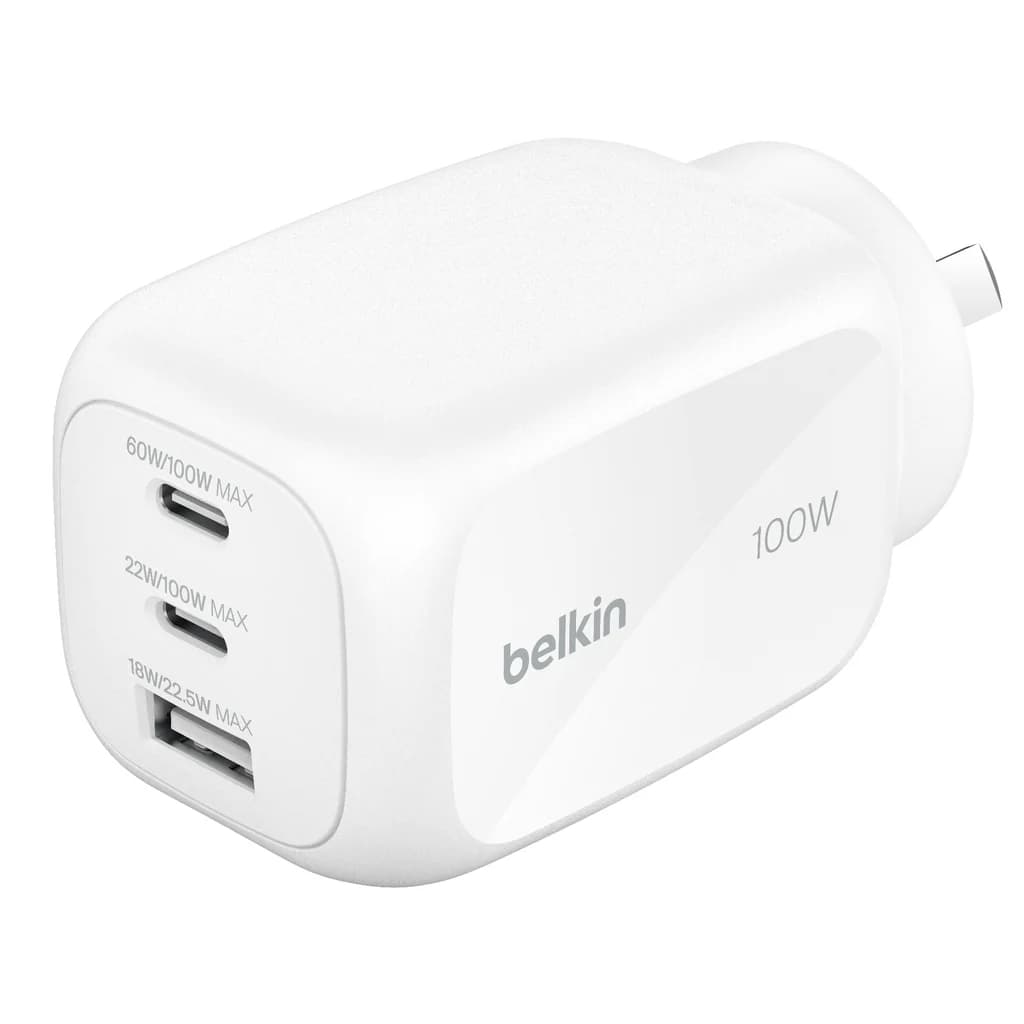 BELKIN BELKIN BoostCharge Pro 3-Port GaN Wall Charger 6671990