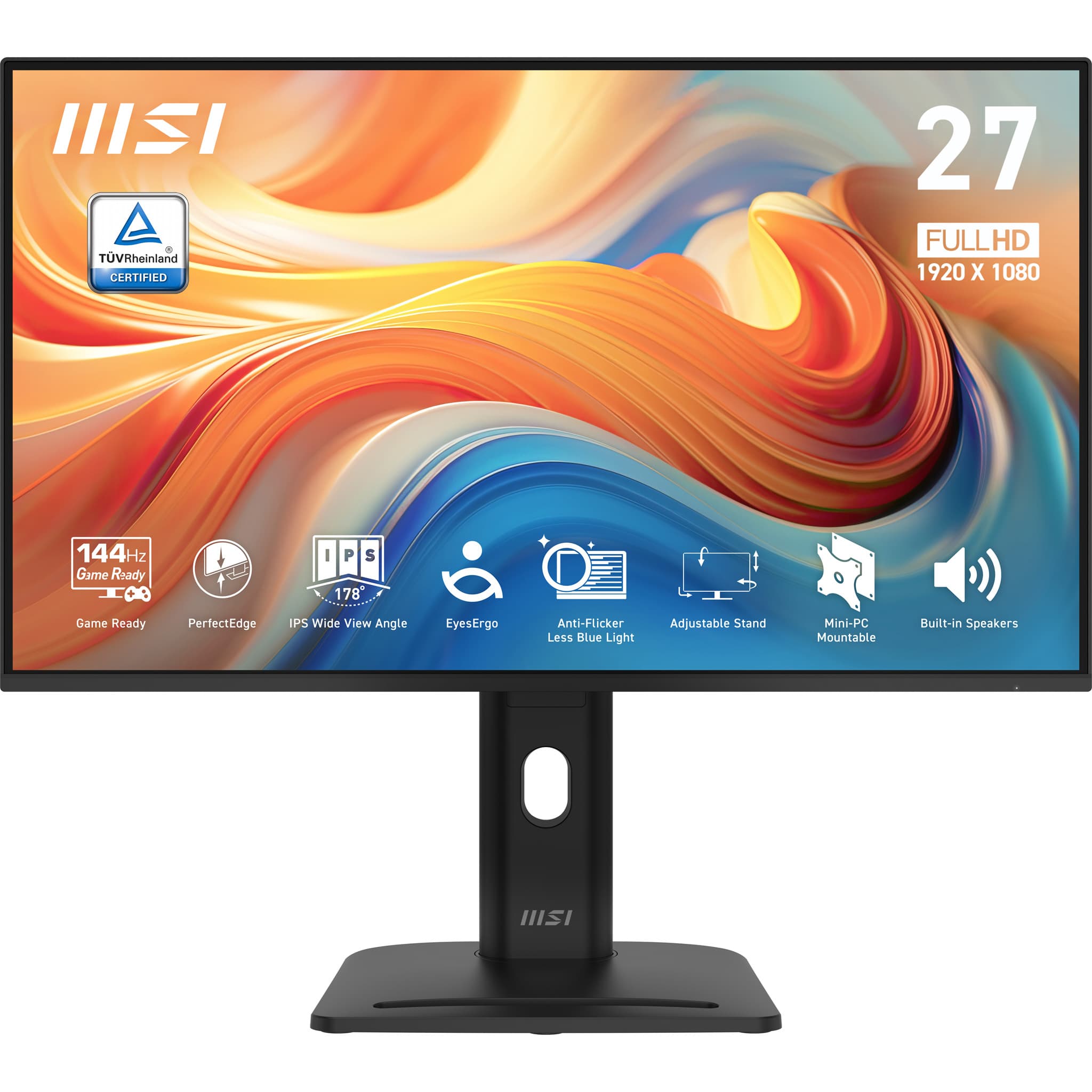 MSI MSI BLACK 27in/IPS/FHD/144HZ/DP HDMI VGA 4Y 6758888