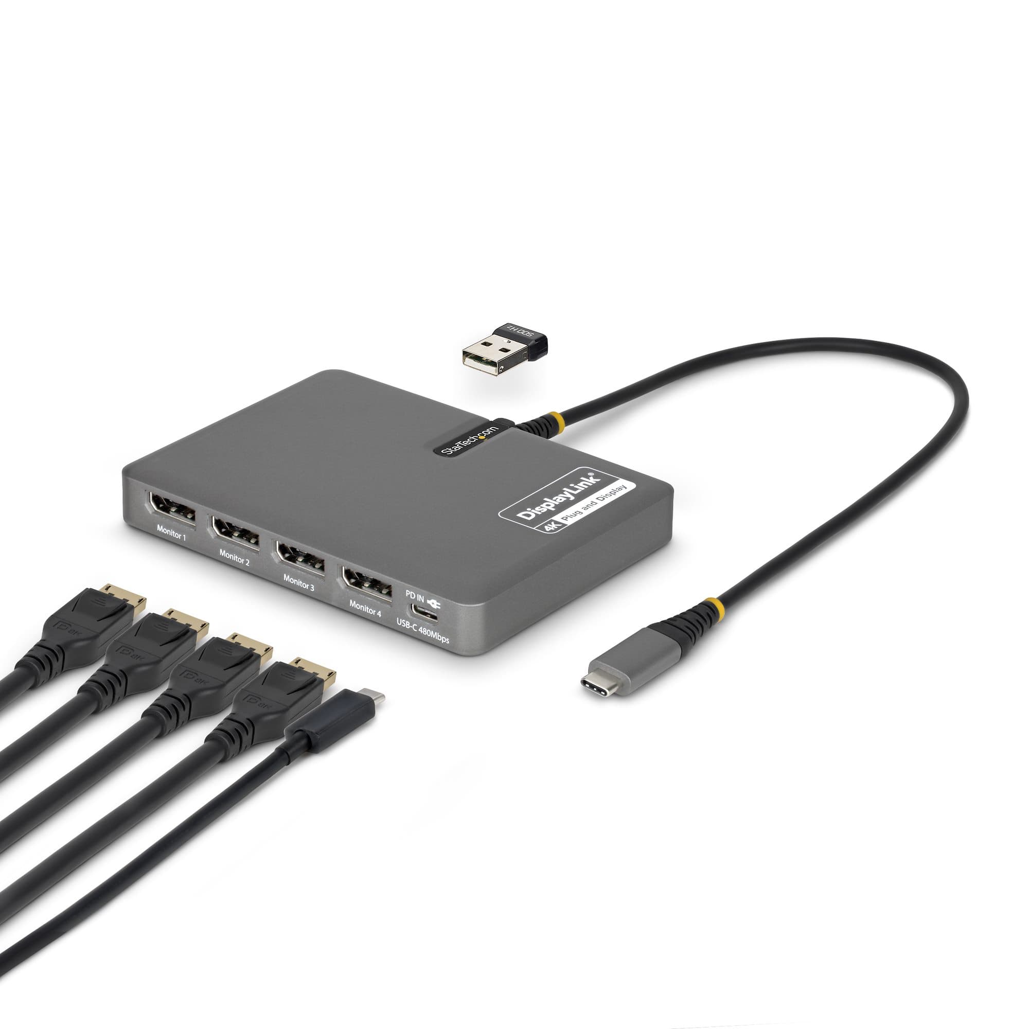 StarTech.com StarTech.com USB-C to Quad DP Adapter 6760277