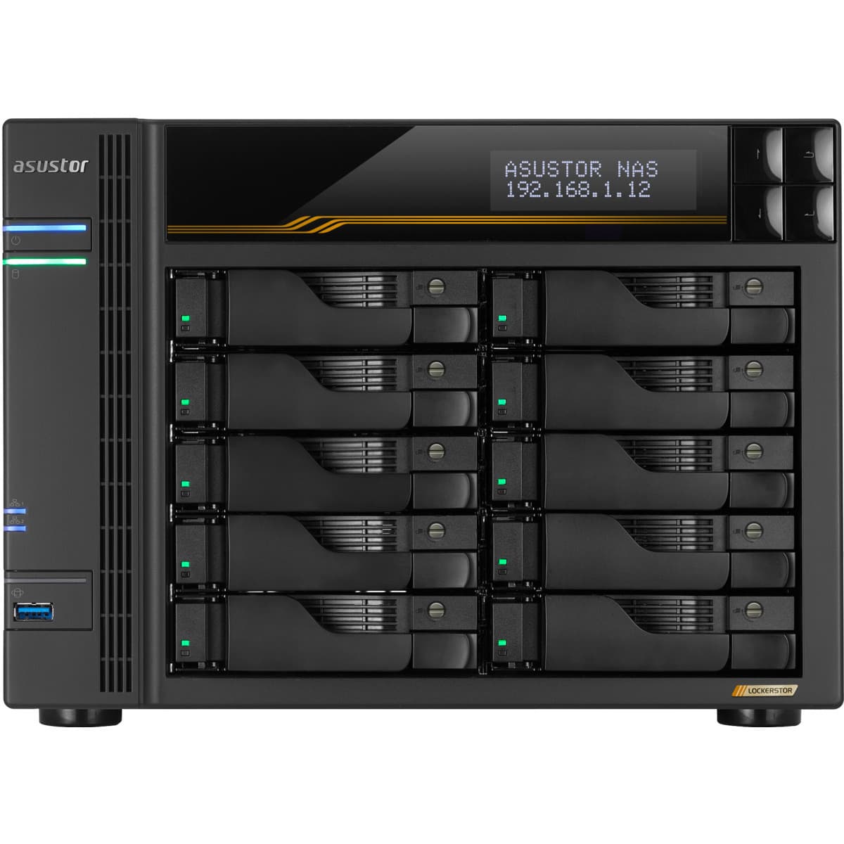 ASUSTOR Asustor Lockerstor 10 Gen3 AS6810T 10 Ba 6775400