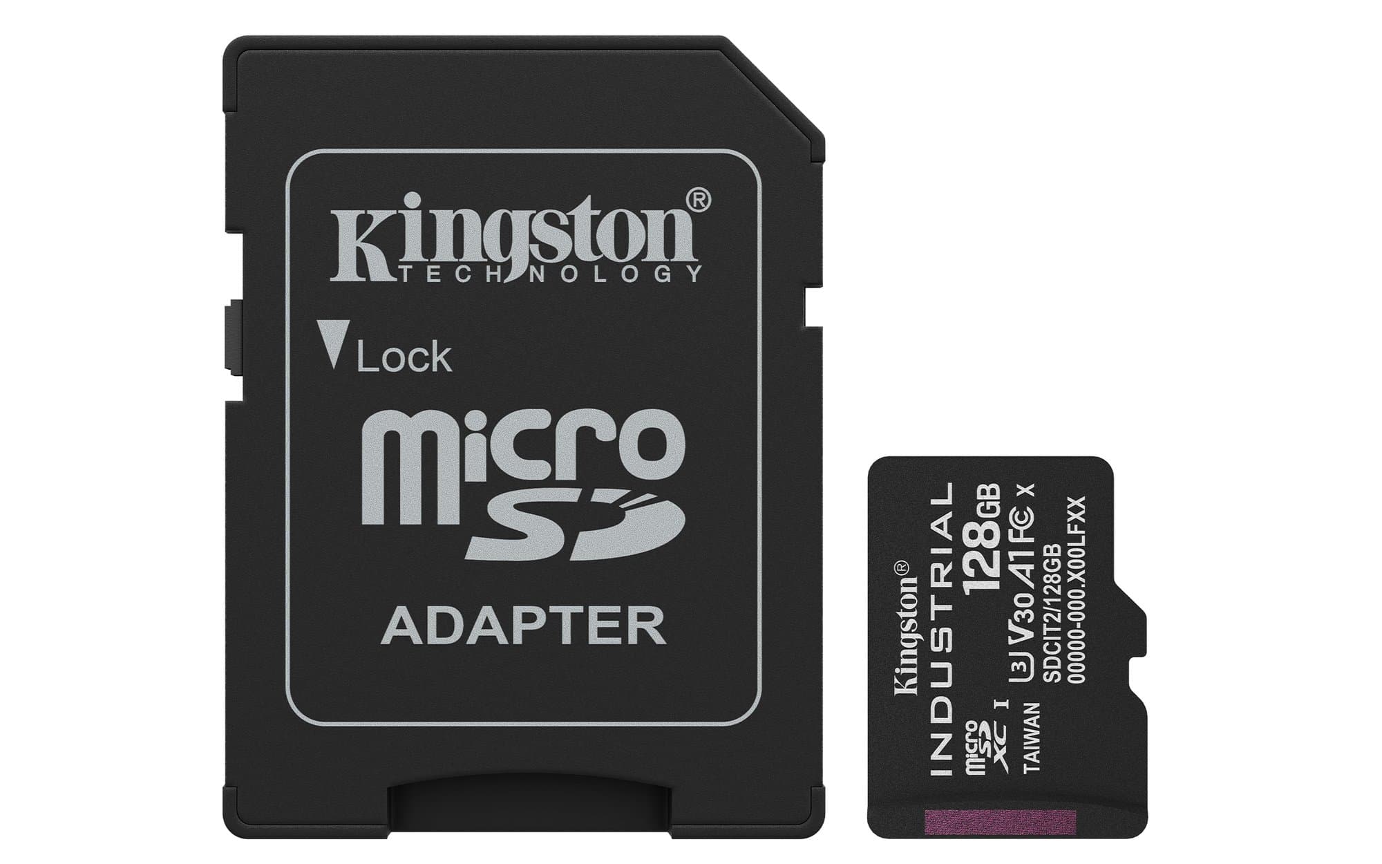KINGSTON KINGSTON 128GB microSDXC Industrial C10 A1 pSLC C 6789138