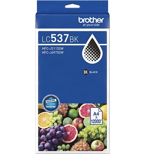 BROTHER BROTHER LC537BK Black Ink 6813397