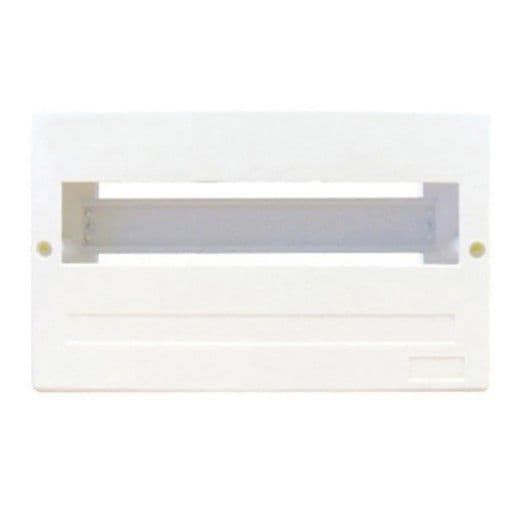 Tradesave TRADESAVE Surface Mounted DIN Rail Enclosure, 12 pole, Moulded base TSDRE12S