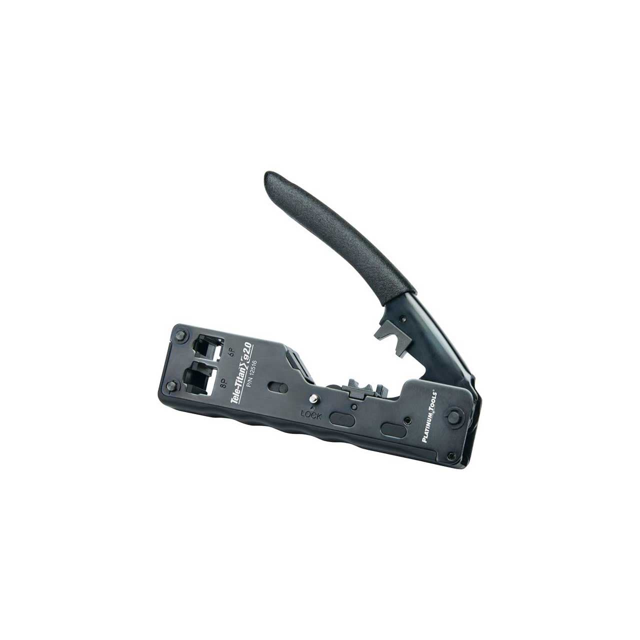 Platinum Tools PLATINUM TOOLS Tele-Titan Xg 2.0 Cat6A Crimp Tool. Crimp tool for 12516C