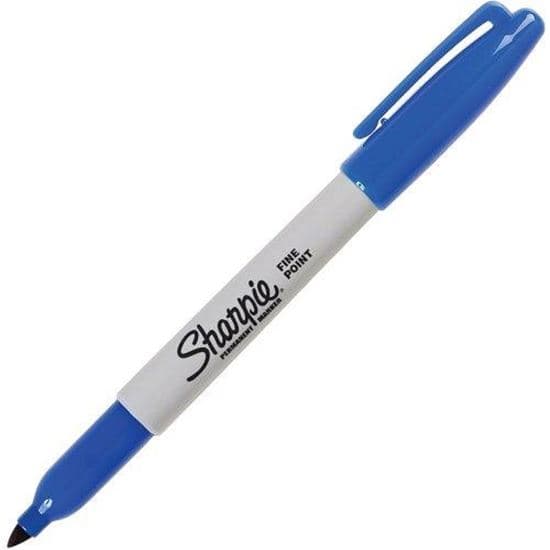 Sharpie Sharpie S30063 Fine Blue (MOQ 12) Permanent Marker Pen 30063