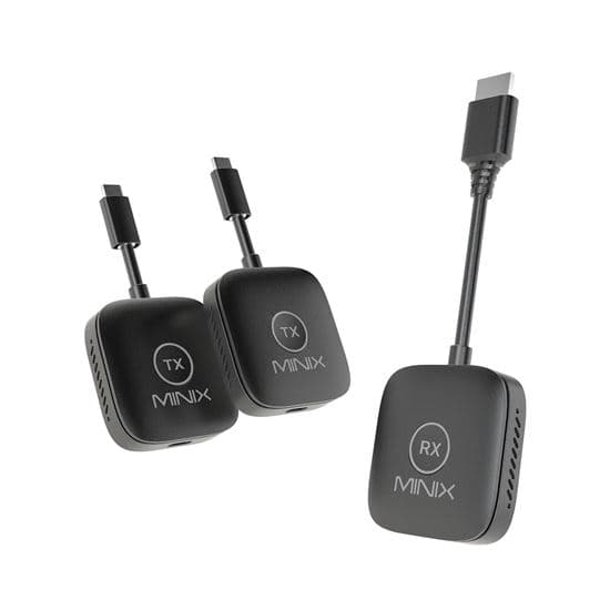 minix MINIX B21 1080P Dual USB-C to HDMI Wireless Extender up to 50m. B21