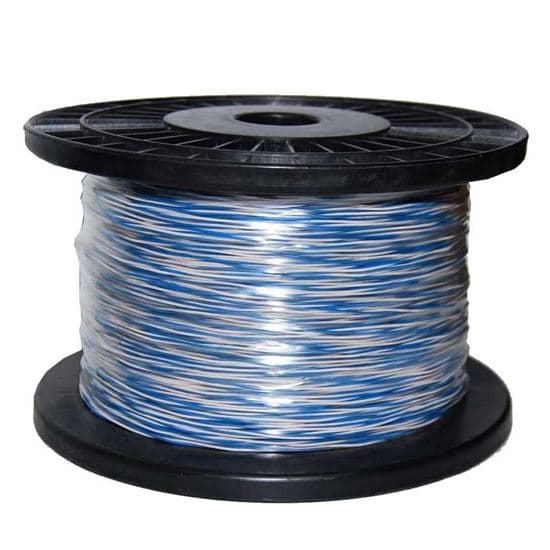 Dynamix DYNAMIX 250m Blue & White Jumper Cable Roll, Copper: 0.5mm (non- C-JW-BW
