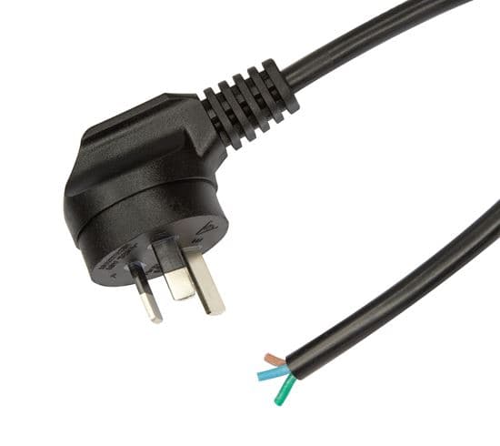 Dynamix DYNAMIX 3M 3-Pin Right Angled Plug to Bare End, 3 Core 1mm Cable, C-PB3C10-3RA