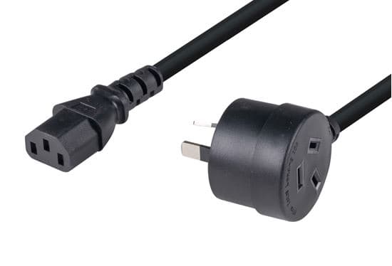 Dynamix DYNAMIX 3M 3-Pin TAPON Ended Plug to IEC C13 Female Connector C-POWERCT3