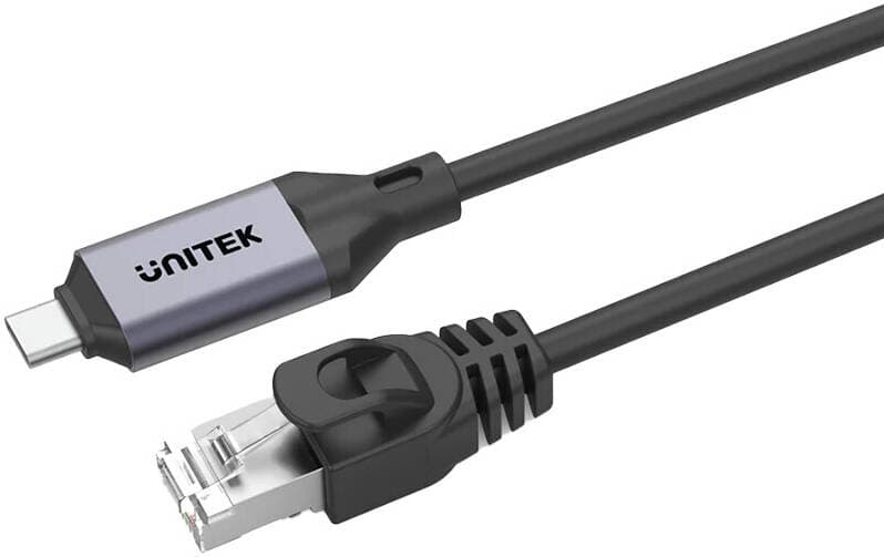 Unitek UNITEK 5m USB-C to RJ45 High-Speed 1Gbps Ethernet Cable. C18148AGY01-5M