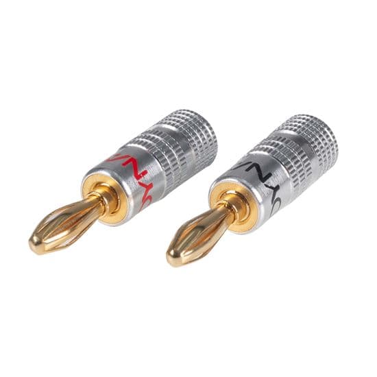 Dynamix DYNAMIX Banana Plugs Gold Plated with Alloy Jacket, Max 14AWG Cable CA-BPLUGV2