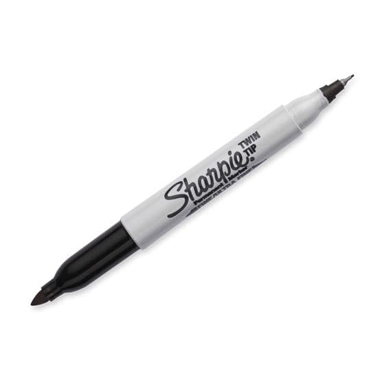 Sharpie Sharpie  Single Twin Tip Permanent Marker with Fine & Ultra-Fine Tips. CD32101PP