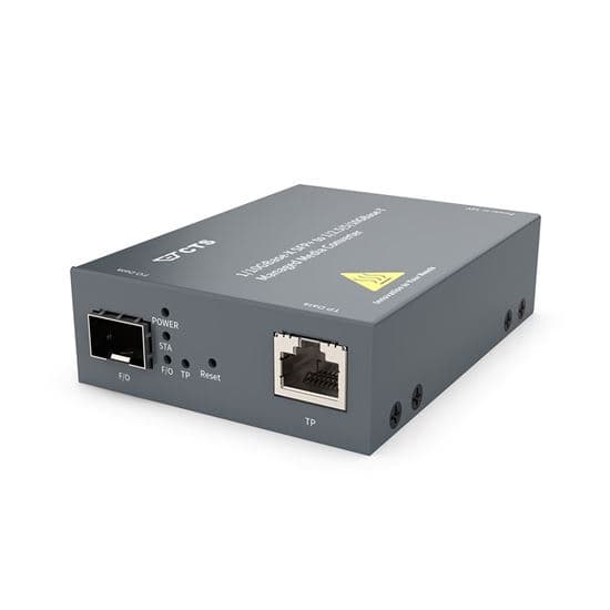 CTS CTS SFP+ 10G Managed Standalone Media Converter. 1G/10G Fiber to CVT5102SFPMG
