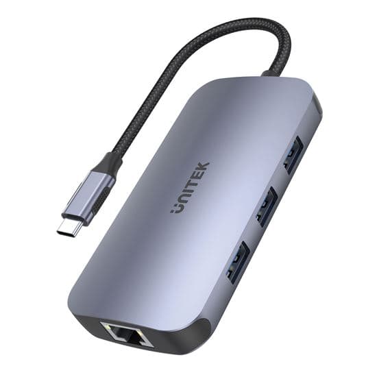 Unitek UNITEK 9-in-1 USB 3.1 Multi-Port Hub with USB-C Connector, Includes D1071A