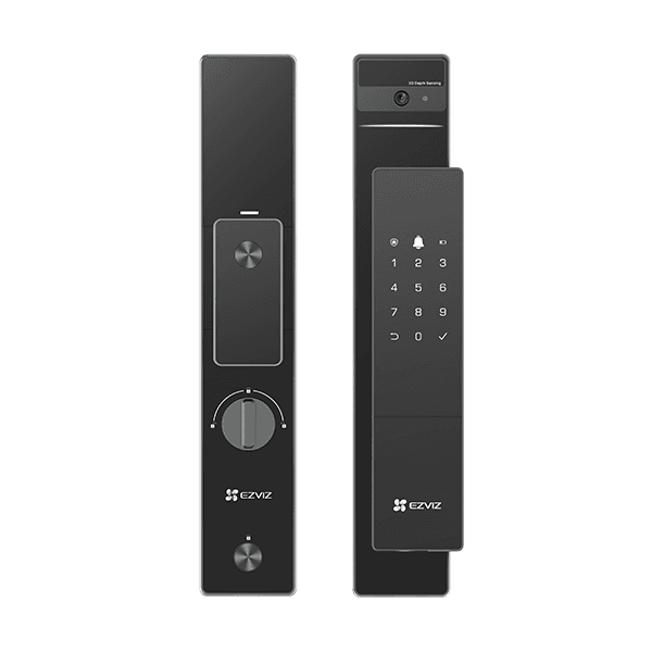 EZVIZ Smart Face Recognition Door Lock With Built-In Viewer. 4" Colour Screen, 2-Way Audio DL50FVS
