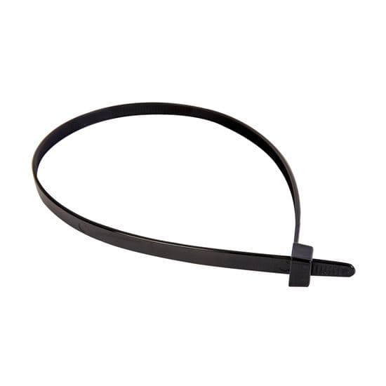 Dynamix 2.5 x 100mm UV Black Cable Ties Pack of 1000 80N/8.1kgs DY1002B1000