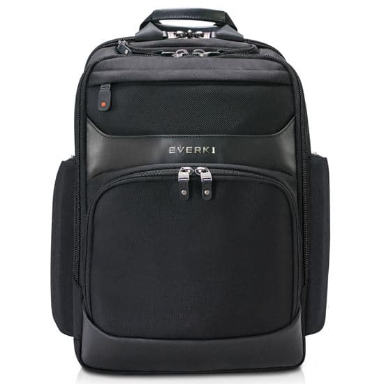 Everki EVERKI Onyx Black Laptop Backpack Up to 17.3". Travel Friendly, EKP132S17