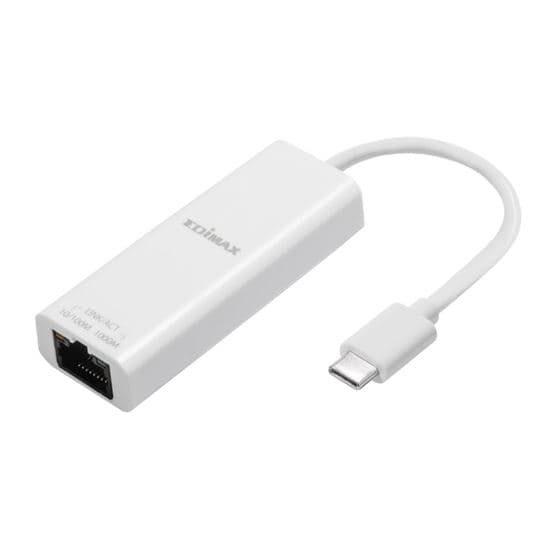 Edimax EDIMAX USB-C to Gigabit Ethernet Adapter. Plug-and-Play. EU-4306C