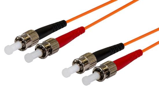 Dynamix DYNAMIX 1M 62.5u ST/ST OM1 Fibre Lead (Duplex, Multimode) FL-STST-1