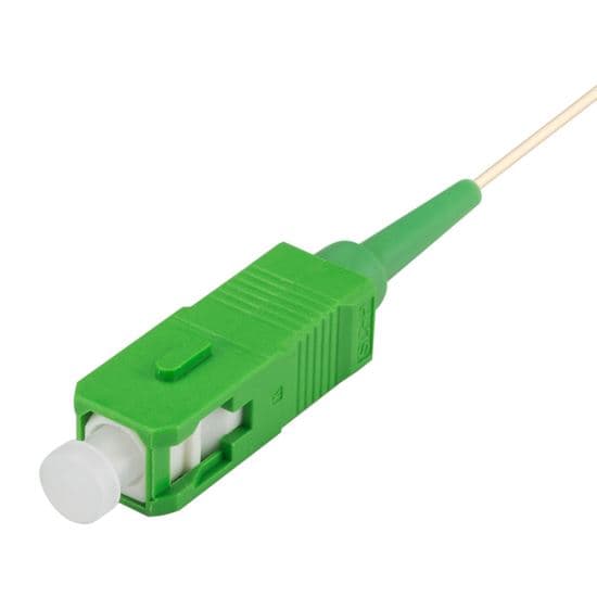 Dynamix DYNAMIX 2M SC APC Pigtail G657A1 6 Pk Colour Coded, 900um Single-mode FPT-OS1SCA-6