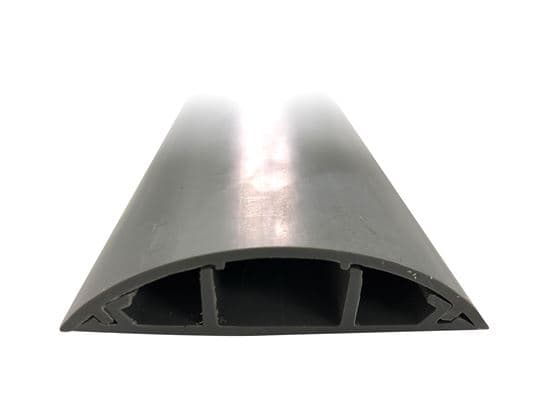 Dynamix DYNAMIX 1m Floor Mount Round Wiring Duct. Dims -  70mm x 16.5mm (WxH) FRD-70